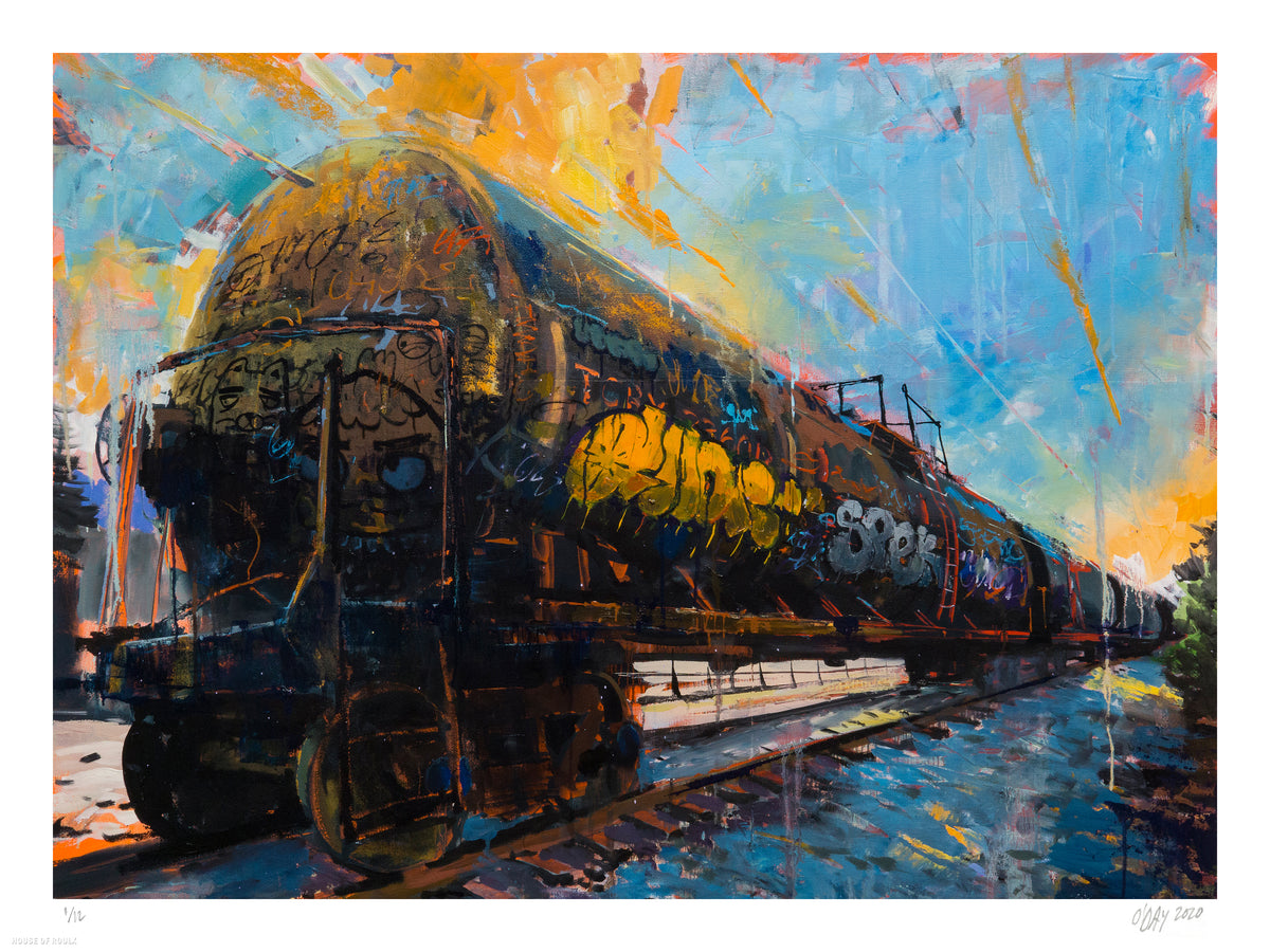 Adam J. O&#39;Day &quot;Oil Tanker 2&quot; - Archival Print, Limited Edition of 12 - 18 x 24&quot;