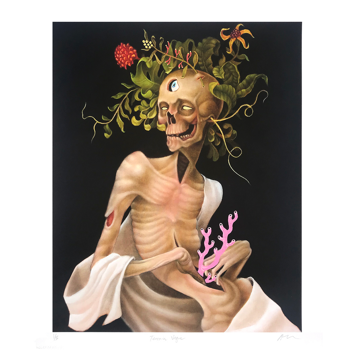 Alex Kuno &quot;Terrain Vague&quot; - Hand-Embellished Edition of 5 - 14 x 17&quot;