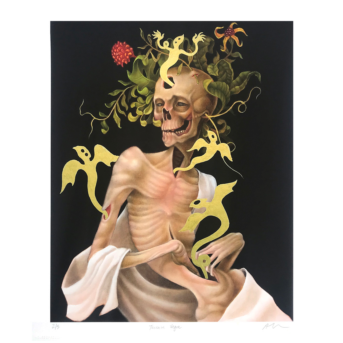 Alex Kuno &quot;Terrain Vague&quot; - Hand-Embellished Edition of 5 - 14 x 17&quot;