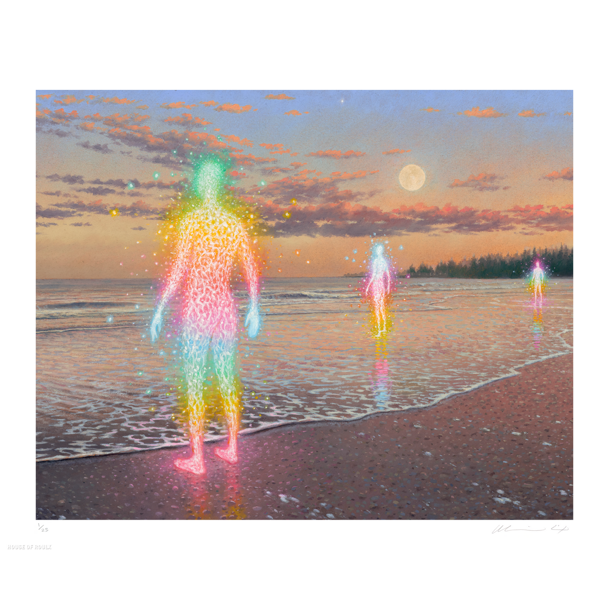 Adrian Cox &quot;The Lost Spectral Witnesses IV&quot; - Archival Print, Limited Edition of 25 - 14 x 17&quot;