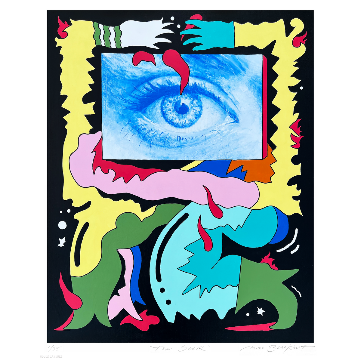 Mac Blackout &quot;The Seer&quot; - Archival Print, Limited Edition of 35 - 16 x 20&quot;