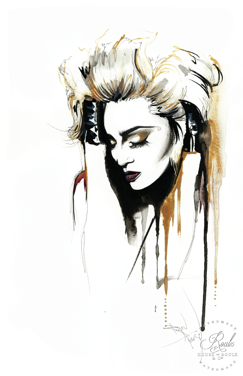 Therése Rosier &quot;Madonna&quot; - Limited Edition, Fine Art Print