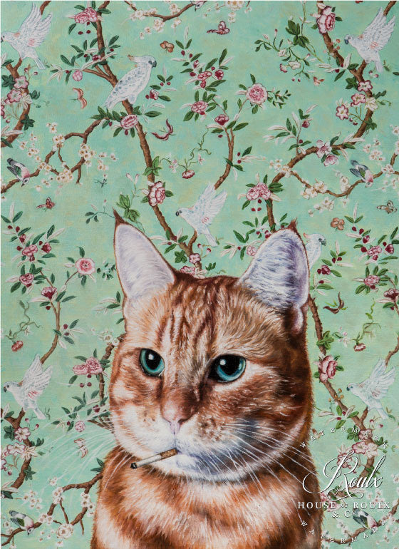 Michael Caines &quot;Red King&quot; - Original Oil on Canvas