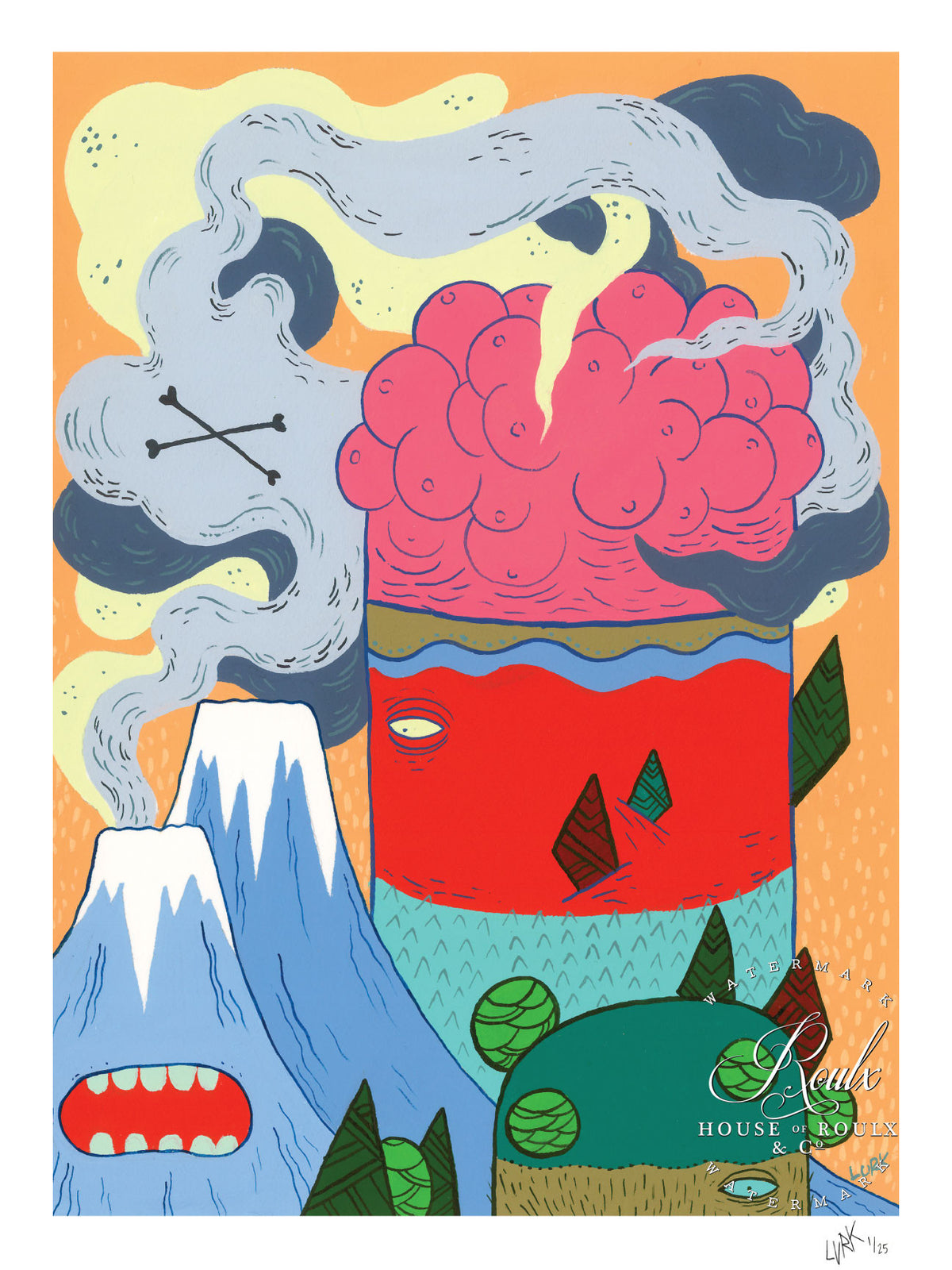 LURK &quot;Tittie Mountain&quot; - Limited Edition, Archival Print