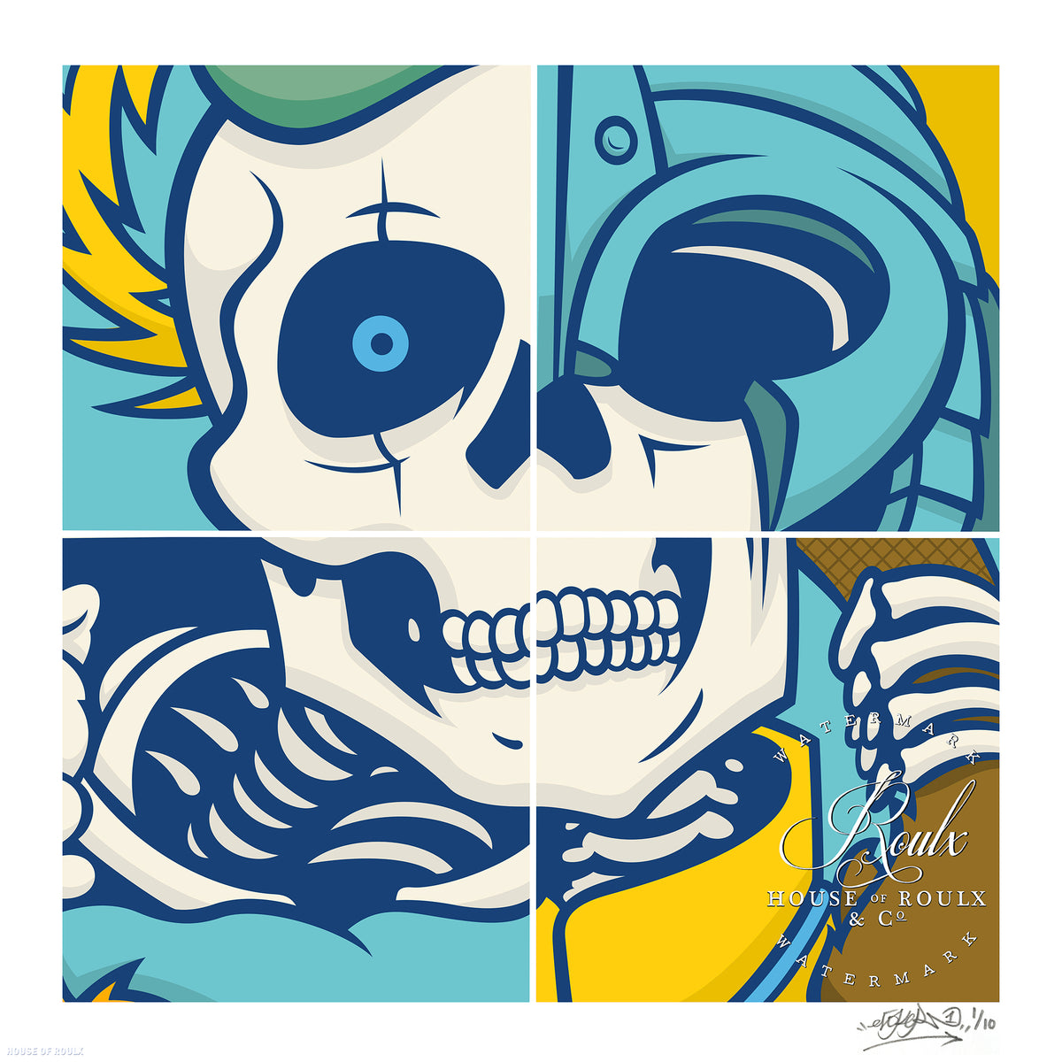 Evoker &quot;Totally Radical&quot; -  Archival Print, Limited Edition of 10, 17 x 17&quot;