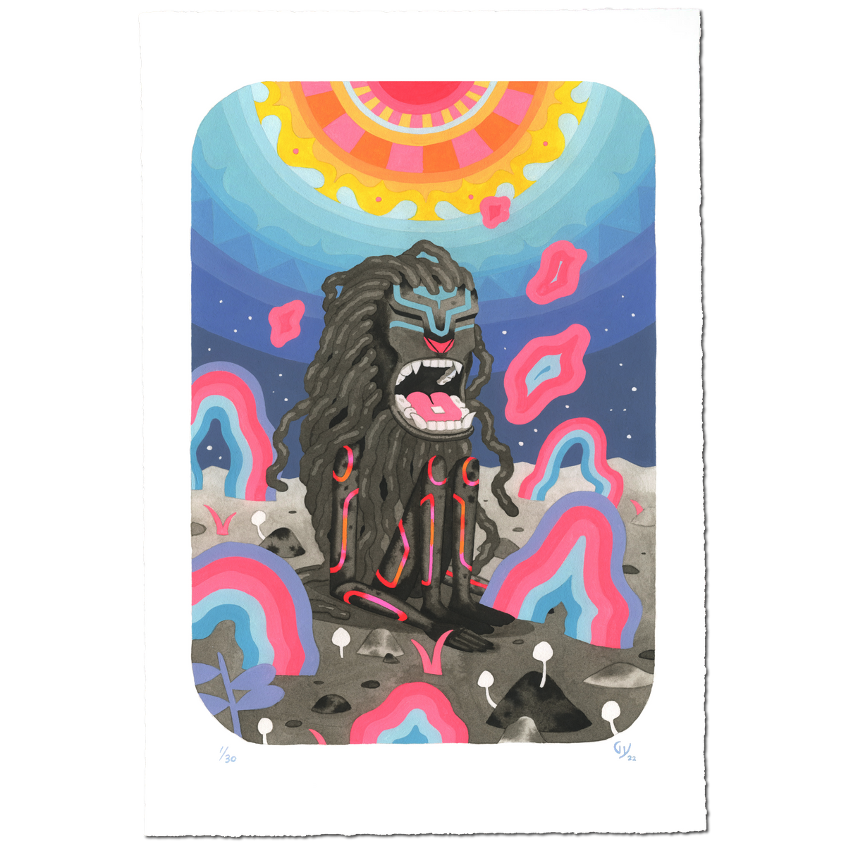 Graham Yarrington &quot;Traveler&quot; - Archival Print, Limited Edition of 30 - 13 x 19&quot;