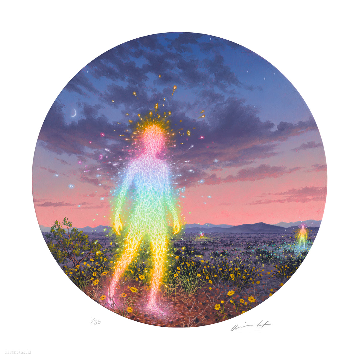 Adrian Cox &quot;The Lost Spectral Witnesses VI&quot; - Archival Print, Limited Edition of 50 - 17 x 17&quot;