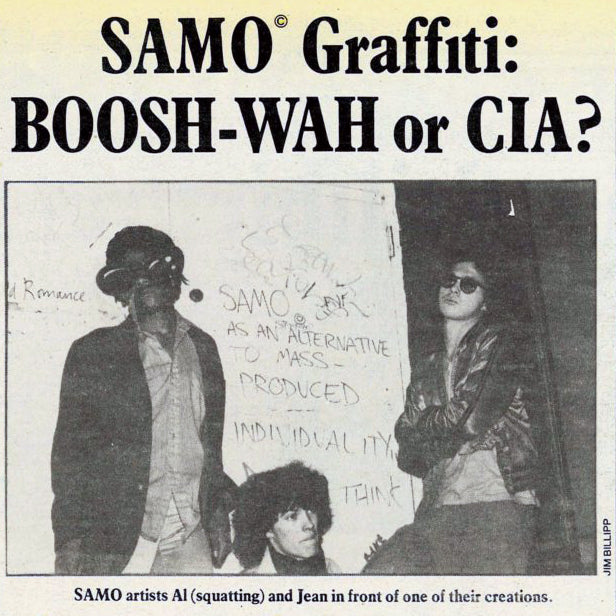 Al Diaz &quot;SAMO©...BOOSH-WAH OR CIA?!?&quot; - Limited Edition of 25 - 18 x 24&quot;