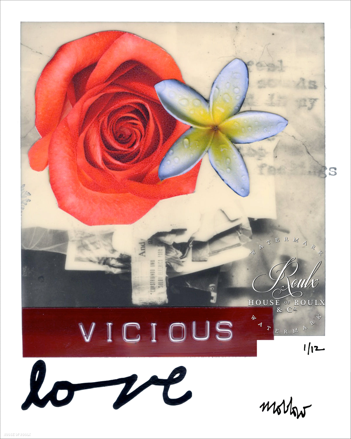 Mark Oblow &quot;Vicious Love&quot; - Limited Edition, Archival Print - 16 x 20&quot;