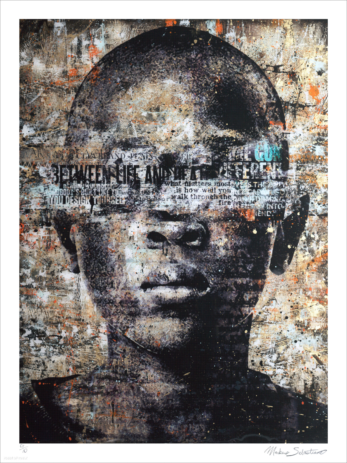 Markus Sebastiano &quot;War and Peace&quot; - Limited Edition, Archival Print - 18 x 24&quot;