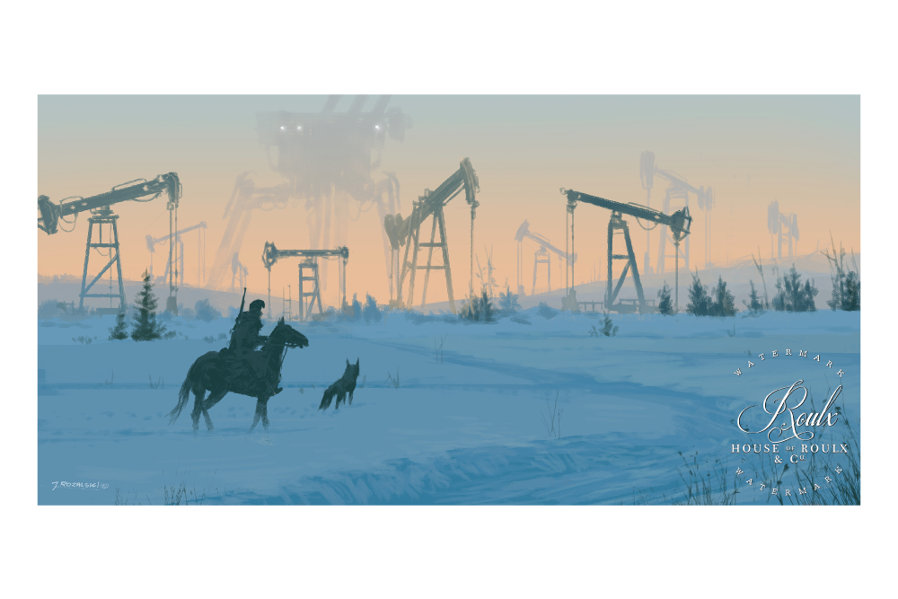 Mr. Werewolf (Jacob Rozalski) &quot;Iron Field&quot; - Fine Art Print