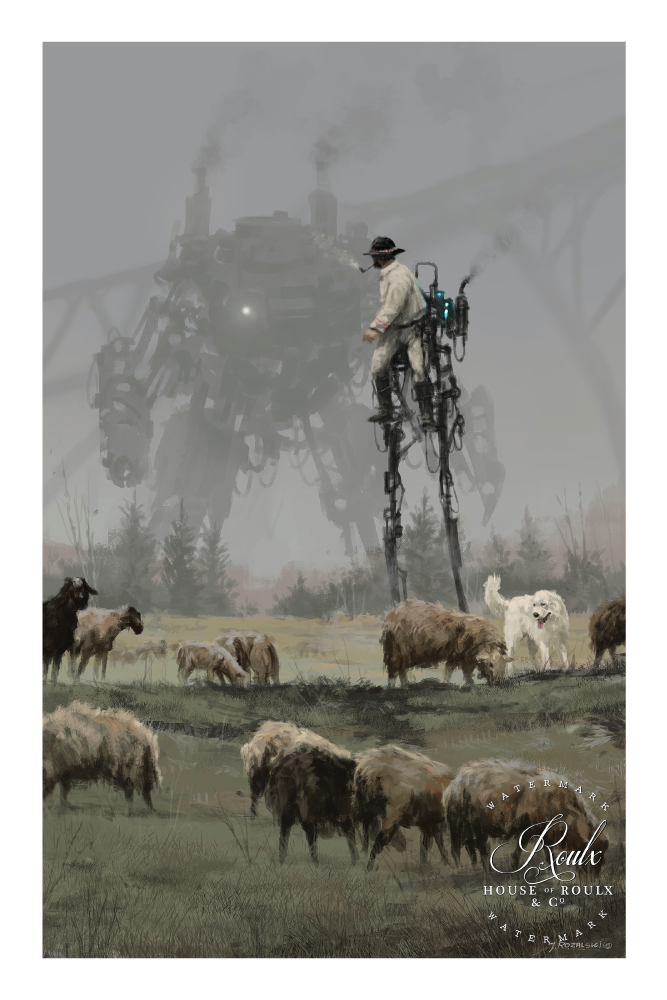 Mr. Werewolf (Jacob Rozalski) &quot;1920 - Shepherd&quot; - Fine Art Print