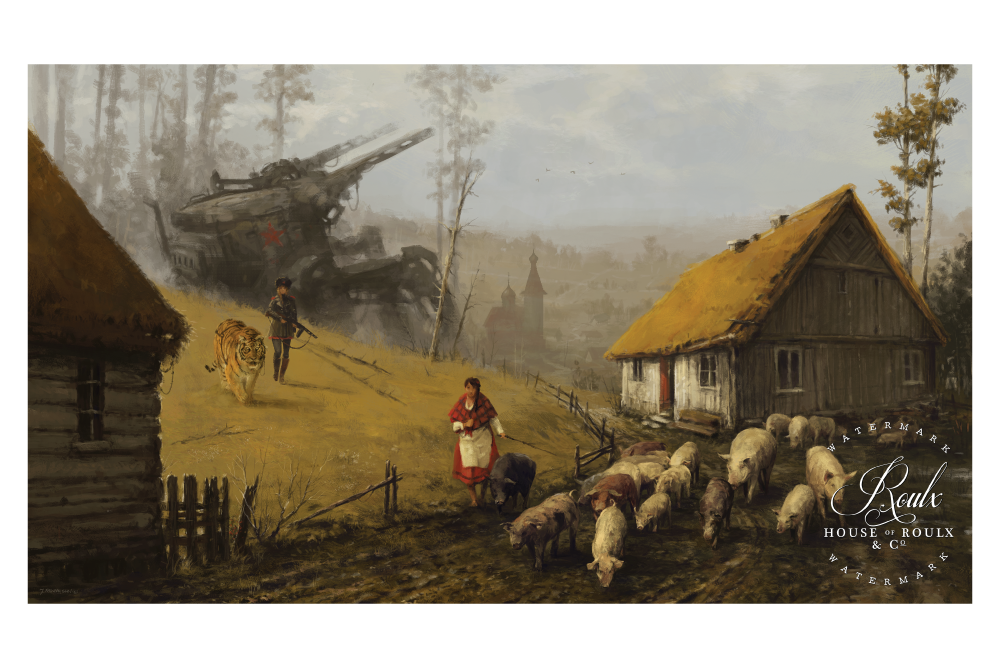 Mr. Werewolf (Jacob Rozalski) &quot;1920 - Strong Temptation&quot; - Fine Art Print