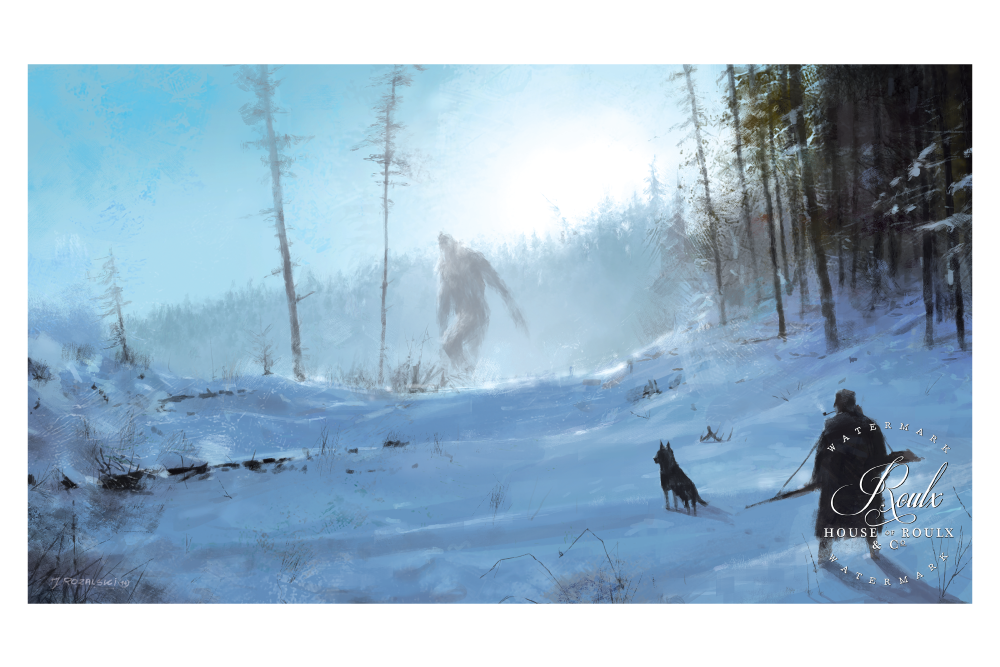 Mr. Werewolf (Jacob Rozalski) &quot;Ancient Yeti&quot; - Fine Art Print