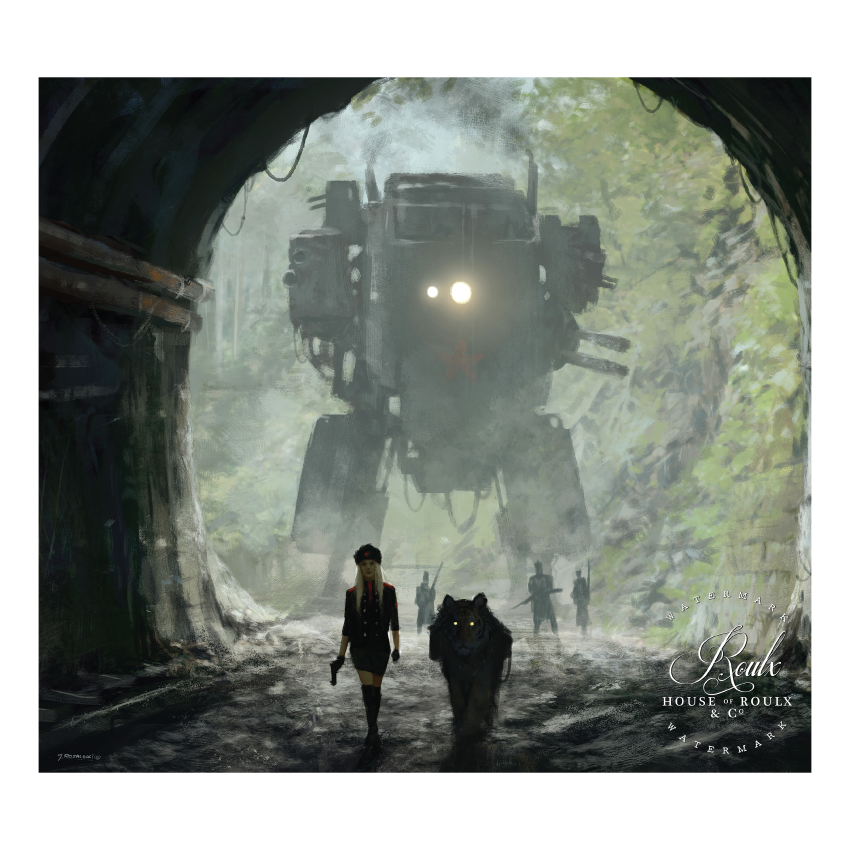 Mr. Werewolf (Jacob Rozalski) &quot;1920 - Secret Facility&quot; - Fine Art Print