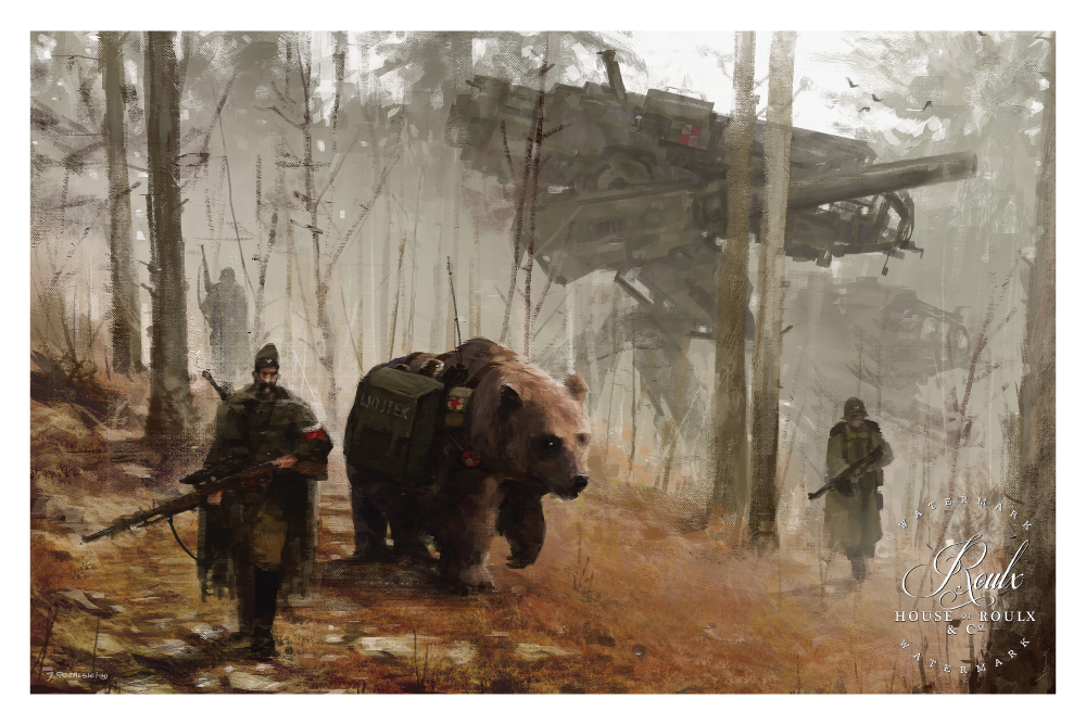 Mr. Werewolf (Jacob Rozalski) &quot;1920 - Into the Wild&quot; - Fine Art Print