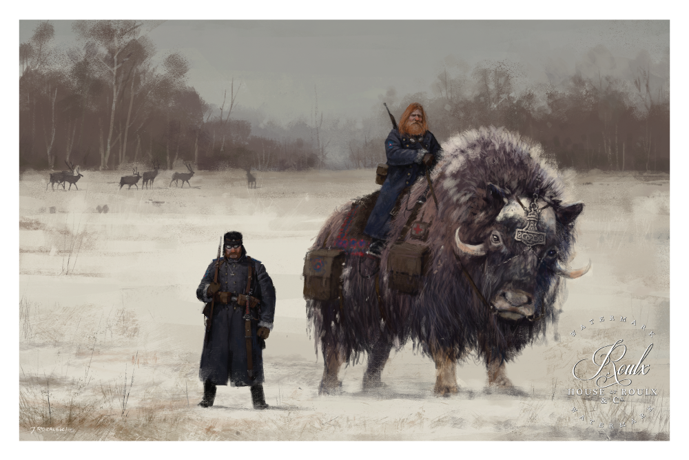 Mr. Werewolf (Jacob Rozalski) &quot;1920 - Bjorn and Mox&quot; - Fine Art Print