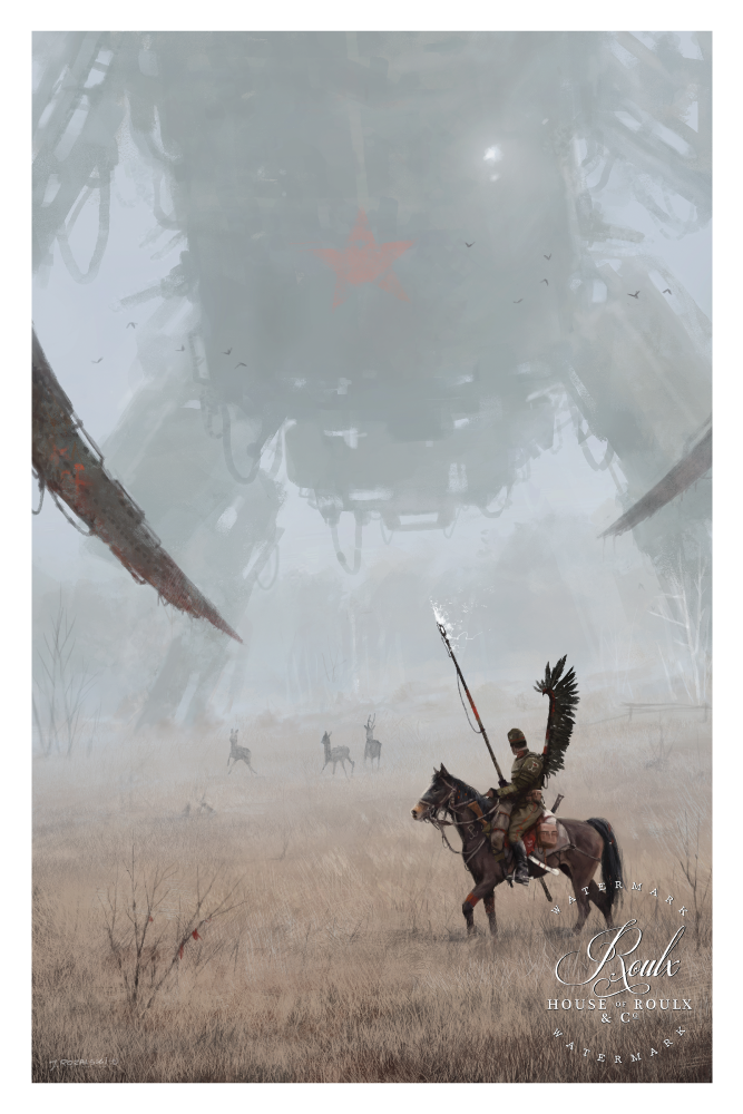 Mr. Werewolf (Jacob Rozalski) &quot;1920 - Hussar&quot; - Fine Art Print