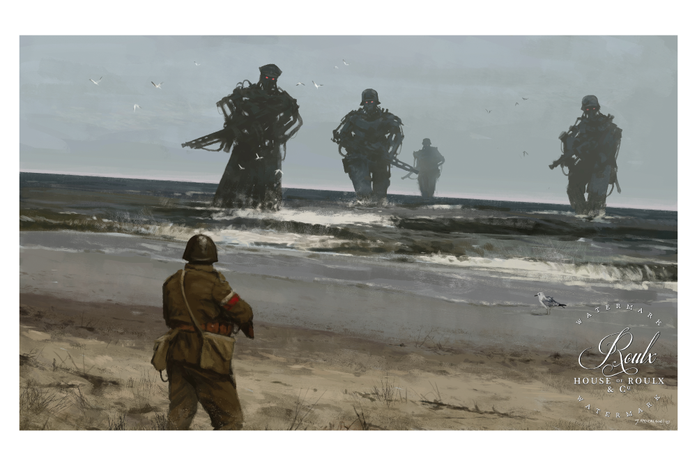 Mr. Werewolf (Jacob Rozalski) &quot;Westerplatte&quot; - Fine Art Print