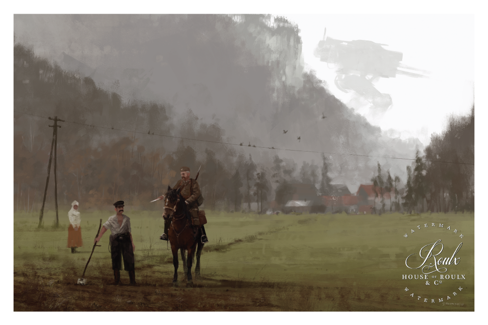 Mr. Werewolf (Jacob Rozalski) &quot;1920 - Call of Duty&quot; - Fine Art Print
