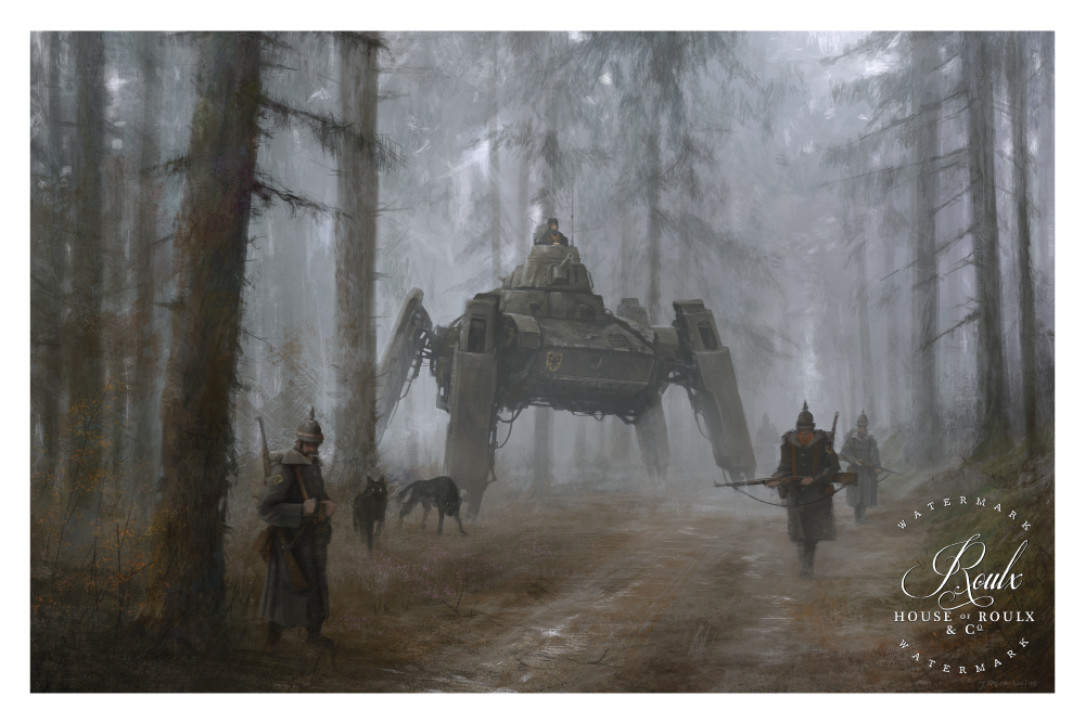 Mr. Werewolf (Jacob Rozalski) &quot;1920 - German Wolves&quot; - Fine Art Print