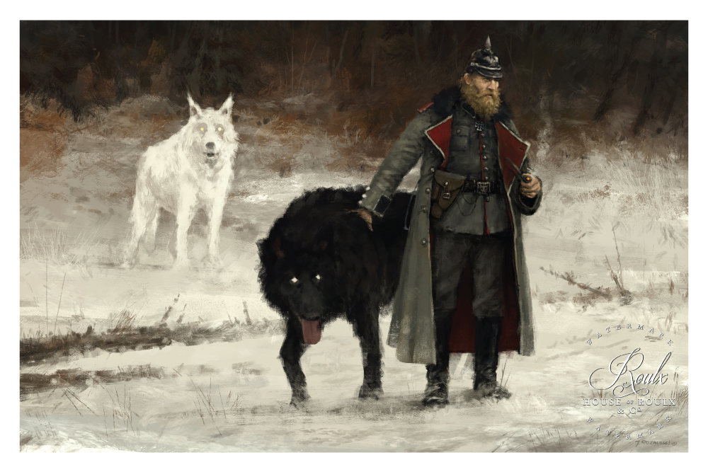 Mr. Werewolf (Jacob Rozalski) &quot;Nach and Tag&quot; - Fine Art Print