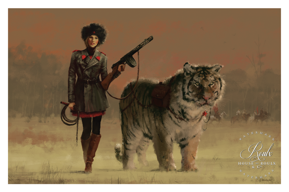 Mr. Werewolf (Jacob Rozalski) &quot;Olga and Changa&quot; - Fine Art Print
