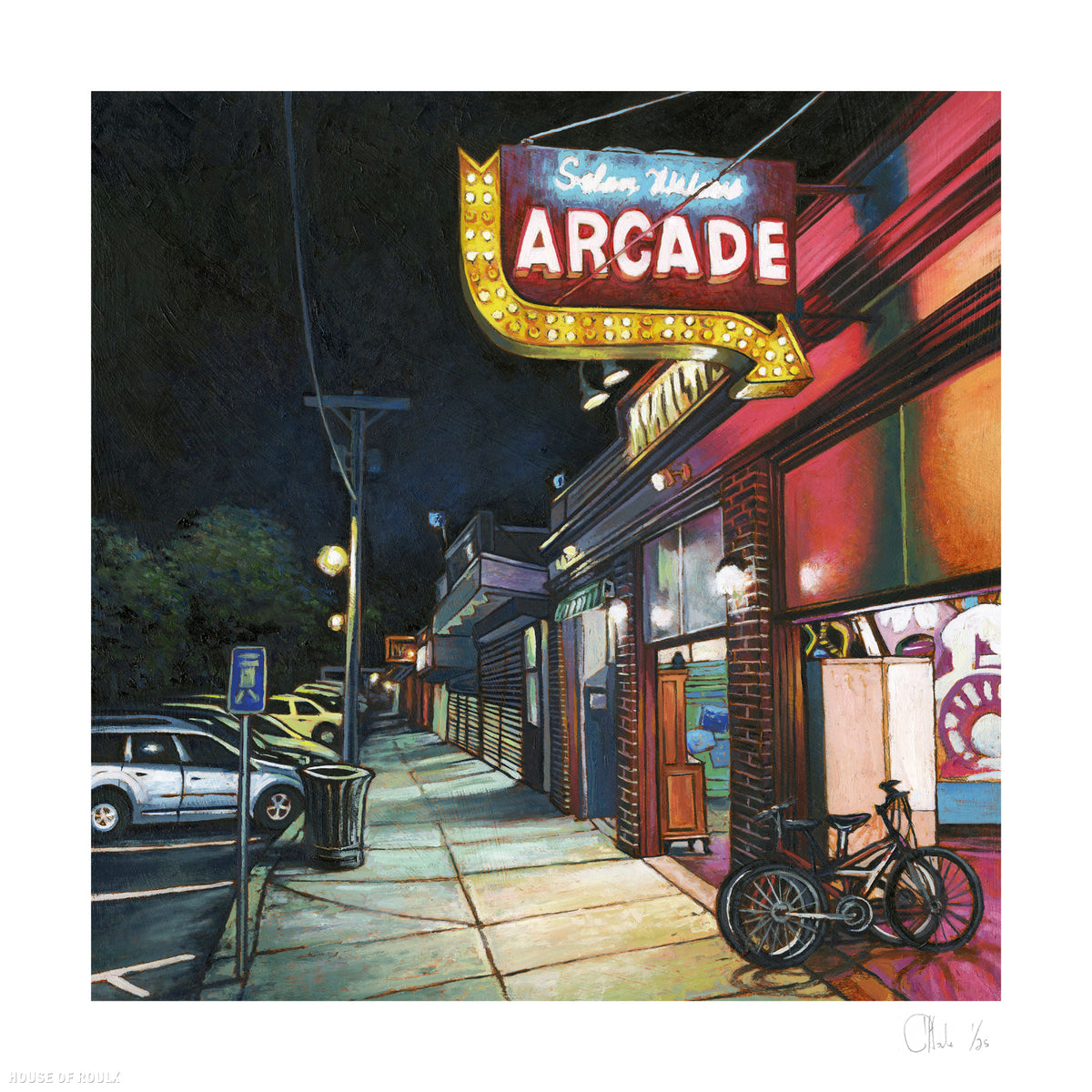 Andrew Houle &quot;The Salem Willows&quot; - Limited Edition, Archival Print - 12 x 12&quot;