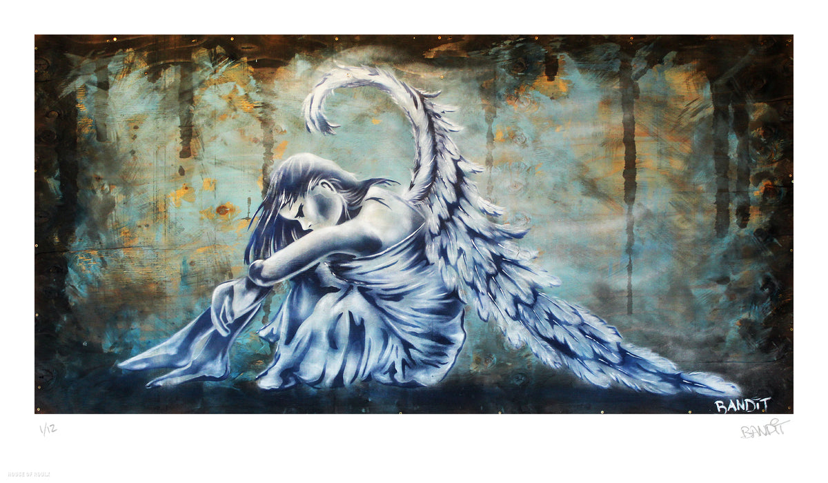 Bandit &quot;Mystical Wings&quot; - Archival Print, Limited Edition of 12 - 14 x 24&quot;