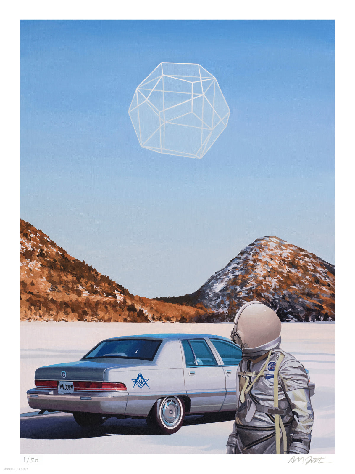 Scott Listfield &quot;Winter Moon&quot; - Archival Print, Limited Edition of 50 - 18 x 24&quot;