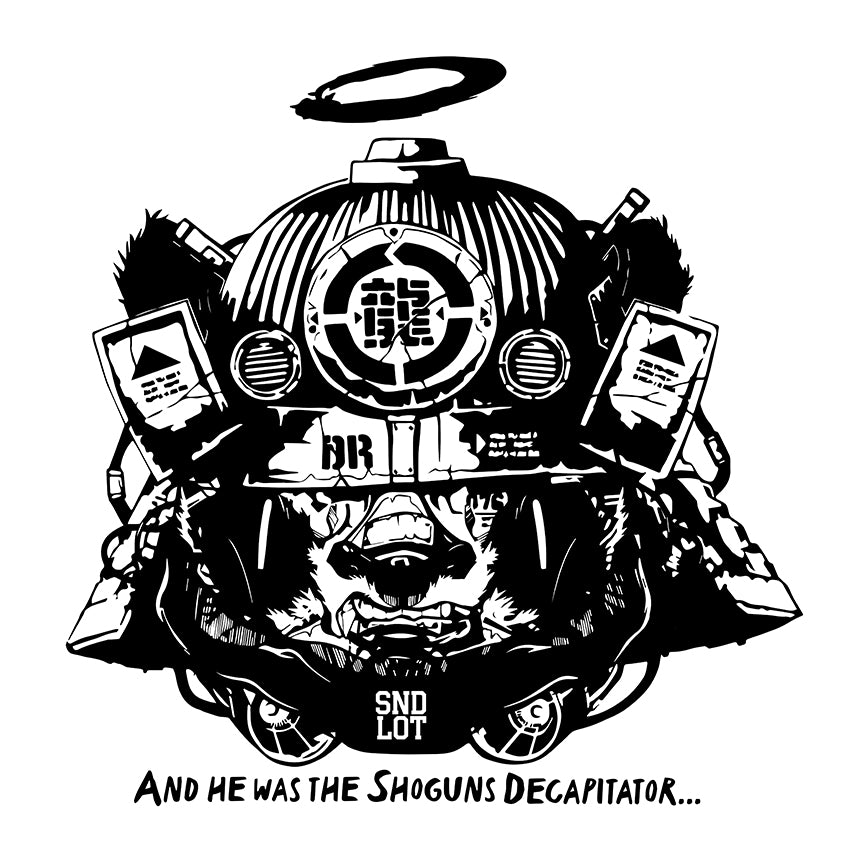 Woes &amp; Dragon76 &quot;SNDLT Shogun&quot; - Archival Print, Limited Edition of 24 - 17 x 17&quot;