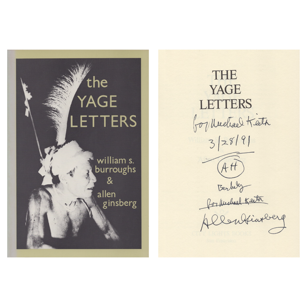 Allen Ginsberg - Signed &quot;The Yage Letters&quot;