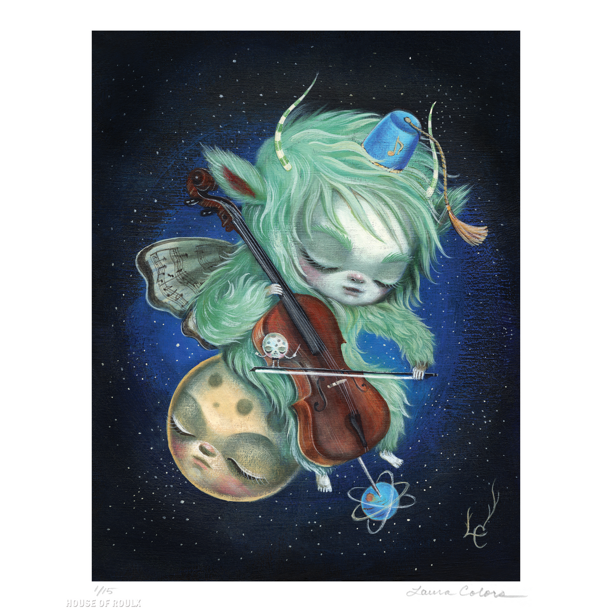 Laura Colors &quot;Yeti Symphonic in Cello&quot; - Archival Print, Limited Edition of 15 - 8 x 10&quot;