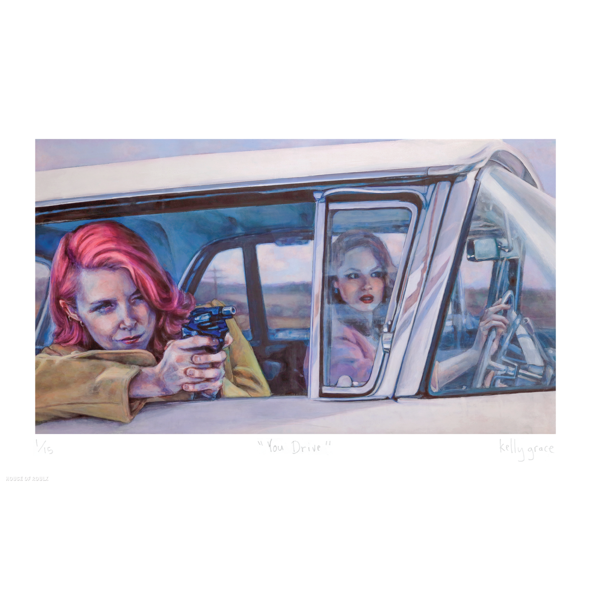 Kelly Grace &quot;You Drive&quot; - Archival Print, Limited Edition of 15 - 11 x 17&quot;