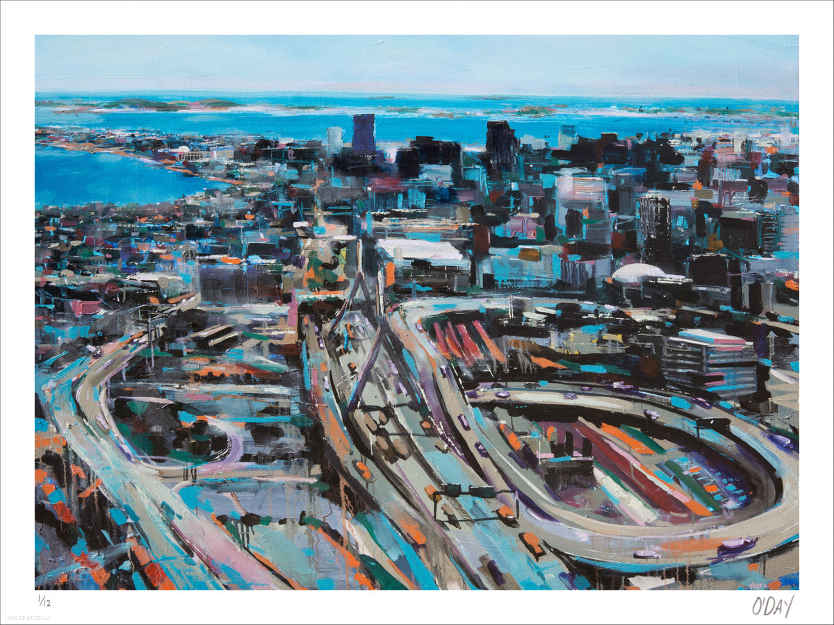 Adam J. O&#39;Day &quot;Zakim&quot; - Limited Edition, Archival Print - 18 x 24&quot;