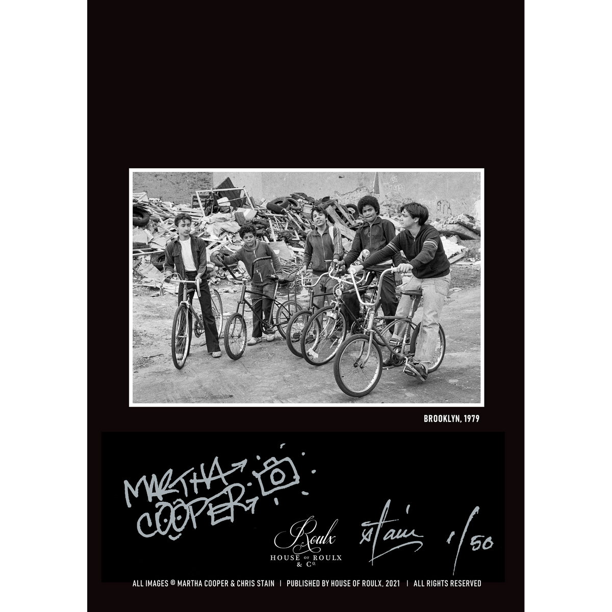Martha Cooper &amp; Chris Stain &quot;The Bicycle Boys&quot; - Print &amp; Zine Bundle