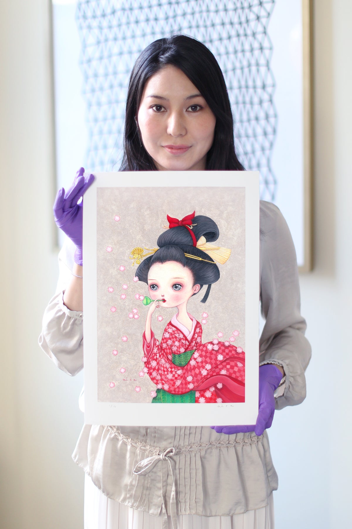 aica &quot;The Sound of Blooming Cherry Blossoms&quot; - Archival Print, Limited Edition of 15 - 12 x 17&quot;