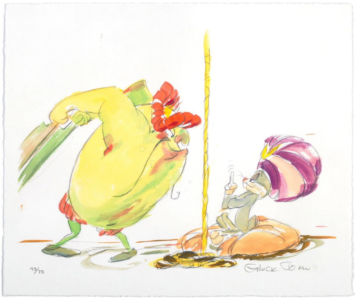 Chuck Jones - &quot;Bugs Bunny&quot; - Signed Limited Edition Print - 12.5 x 10.5&quot;