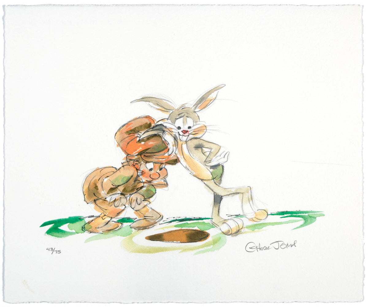 Chuck Jones - &quot;Bugs Bunny&quot; - Signed Limited Edition Print - 12.5 x 10.5&quot;