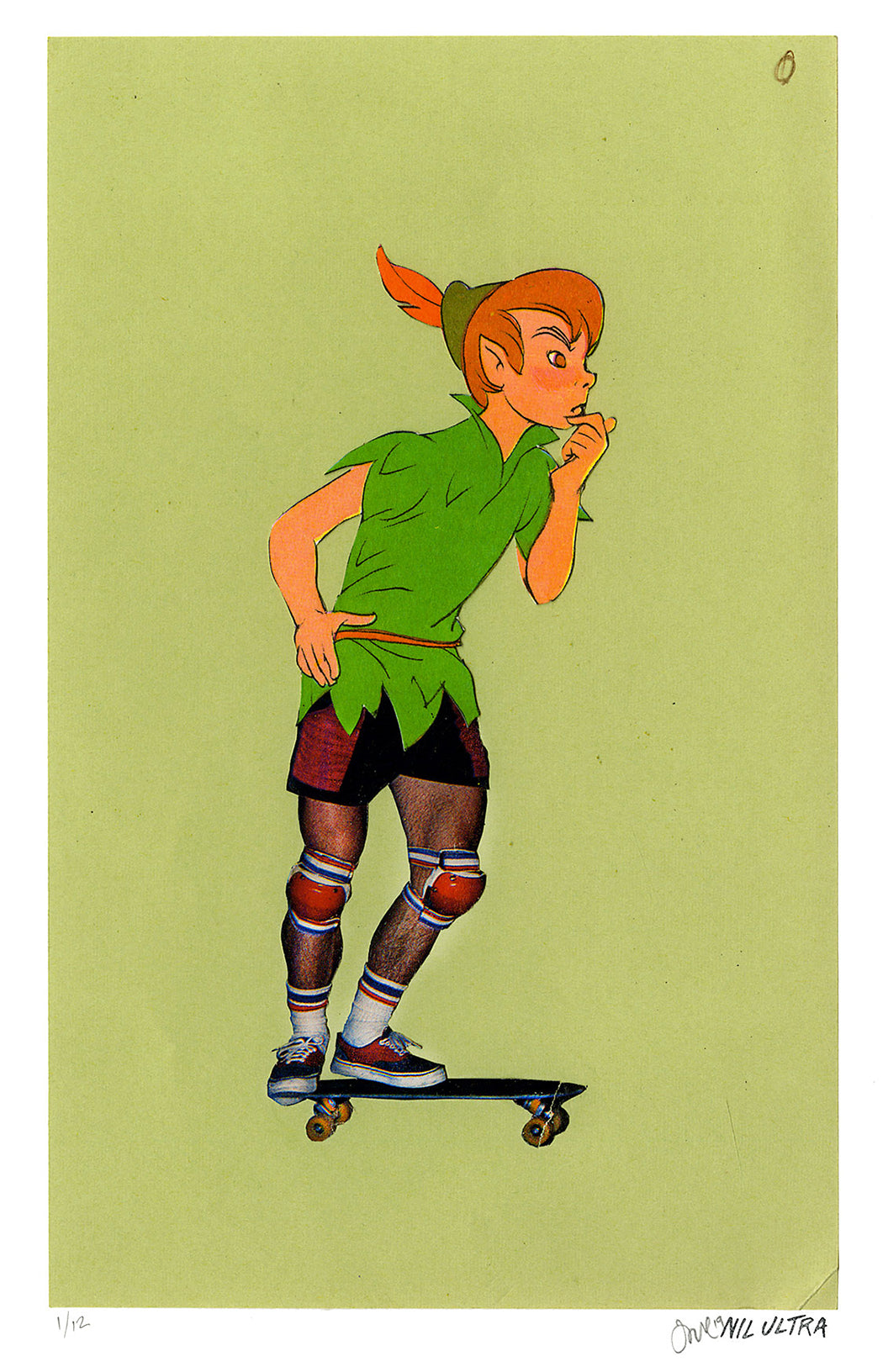 Nil Ultra &quot;Neverman-Flamingo&quot; - Archival Print, Limited Edition of 12 - 11 x 17&quot;