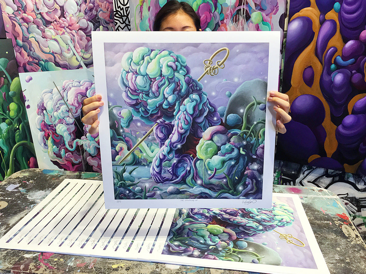 Wingchow &quot;The Dawning Of&quot; - Archival Print, Limited Edition of 12 - 17 x 17&quot;