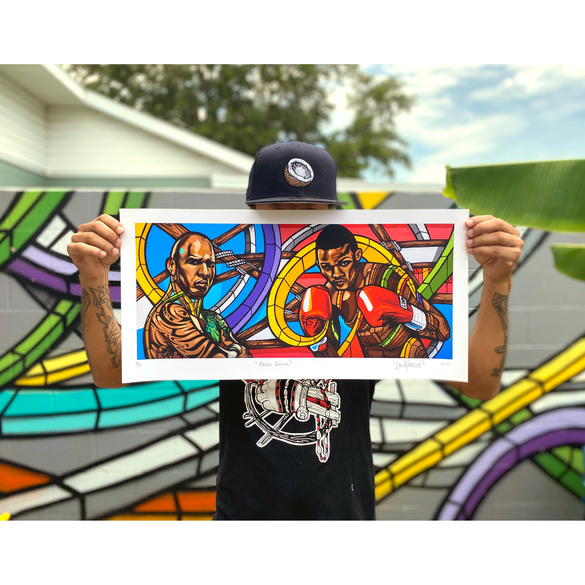 Don Rimx &quot;Raza Brava&quot; - Archival Print, Limited Edition of 50 - 12 x 24&quot;
