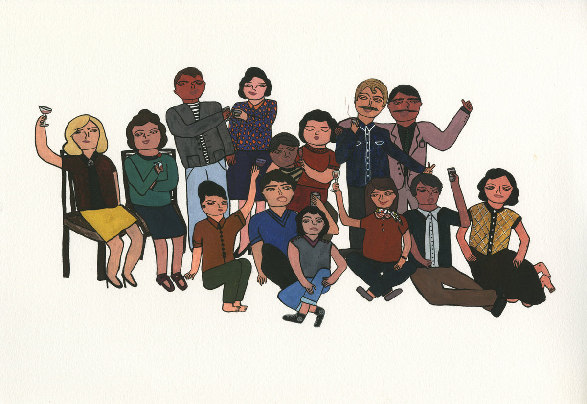 Jen Uman &quot;Party&quot; - Limited Edition, Archival Print