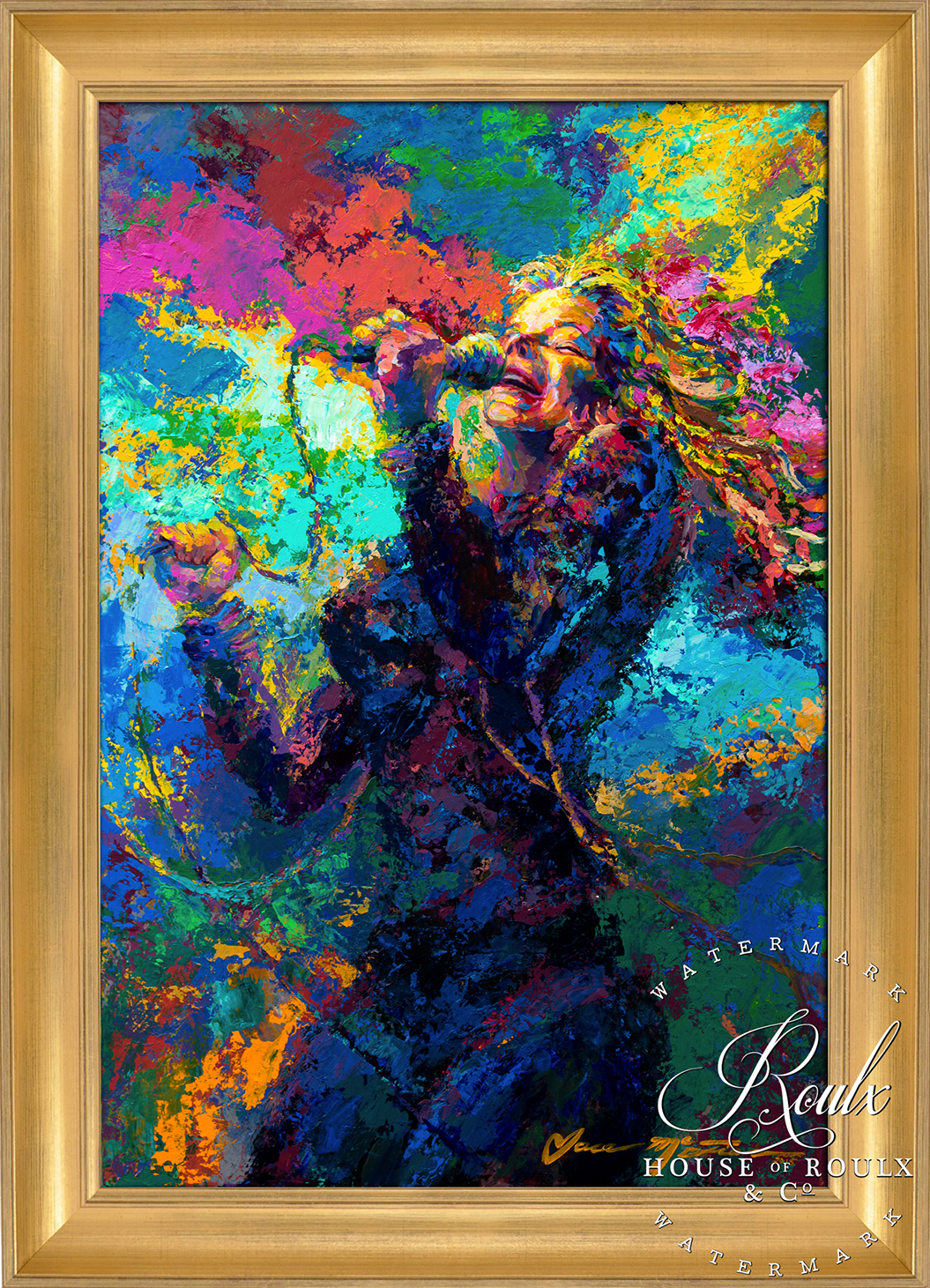 Janis Joplin &quot;A Flower in the Sun&quot; (by Jace McTier) - Original Acrylic Painting
