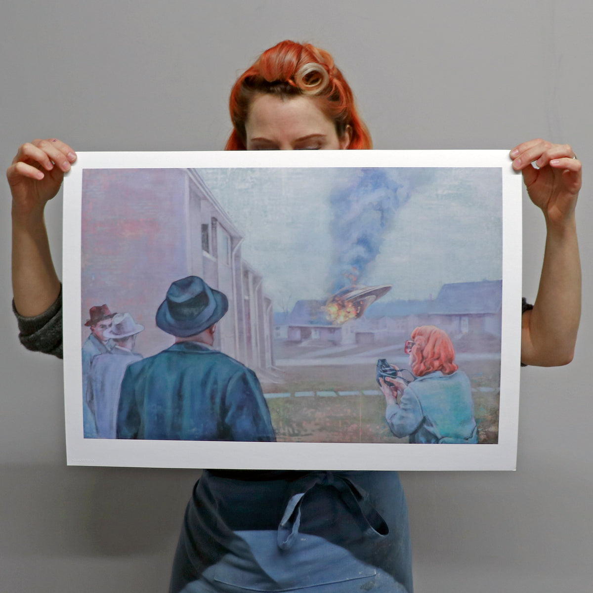Kelly Grace &quot;First on the Scene&quot; - Archival Print, Limited Edition of 15 - 17 x 24&quot;