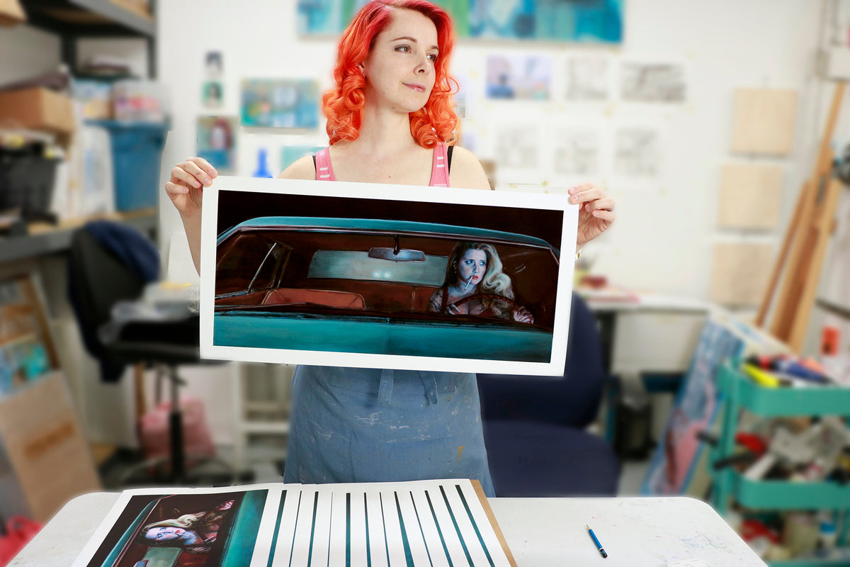 Kelly Grace &quot;The Escape&quot; - Archival Print, Limited Edition of 12 - 12 x 24&quot;