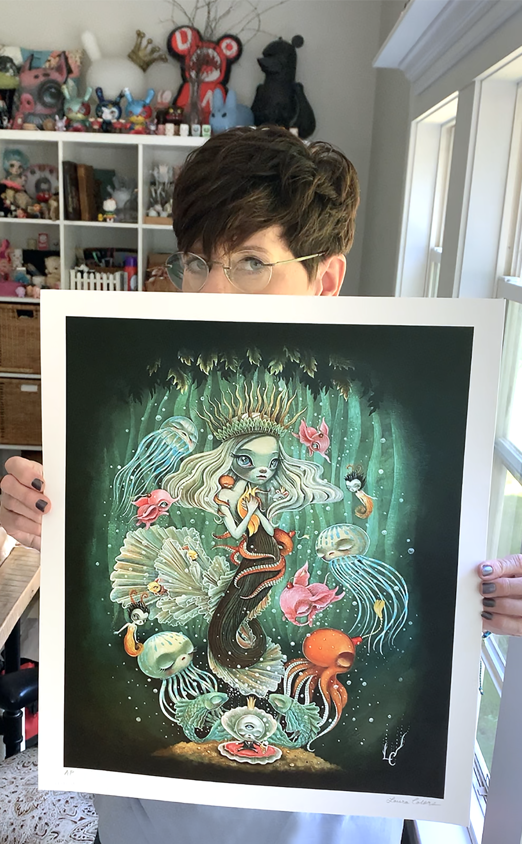 Laura Colors &quot;Sea Forest Siren&quot; - Archival Print, Limited Edition of 20 - 17 x 20&quot;