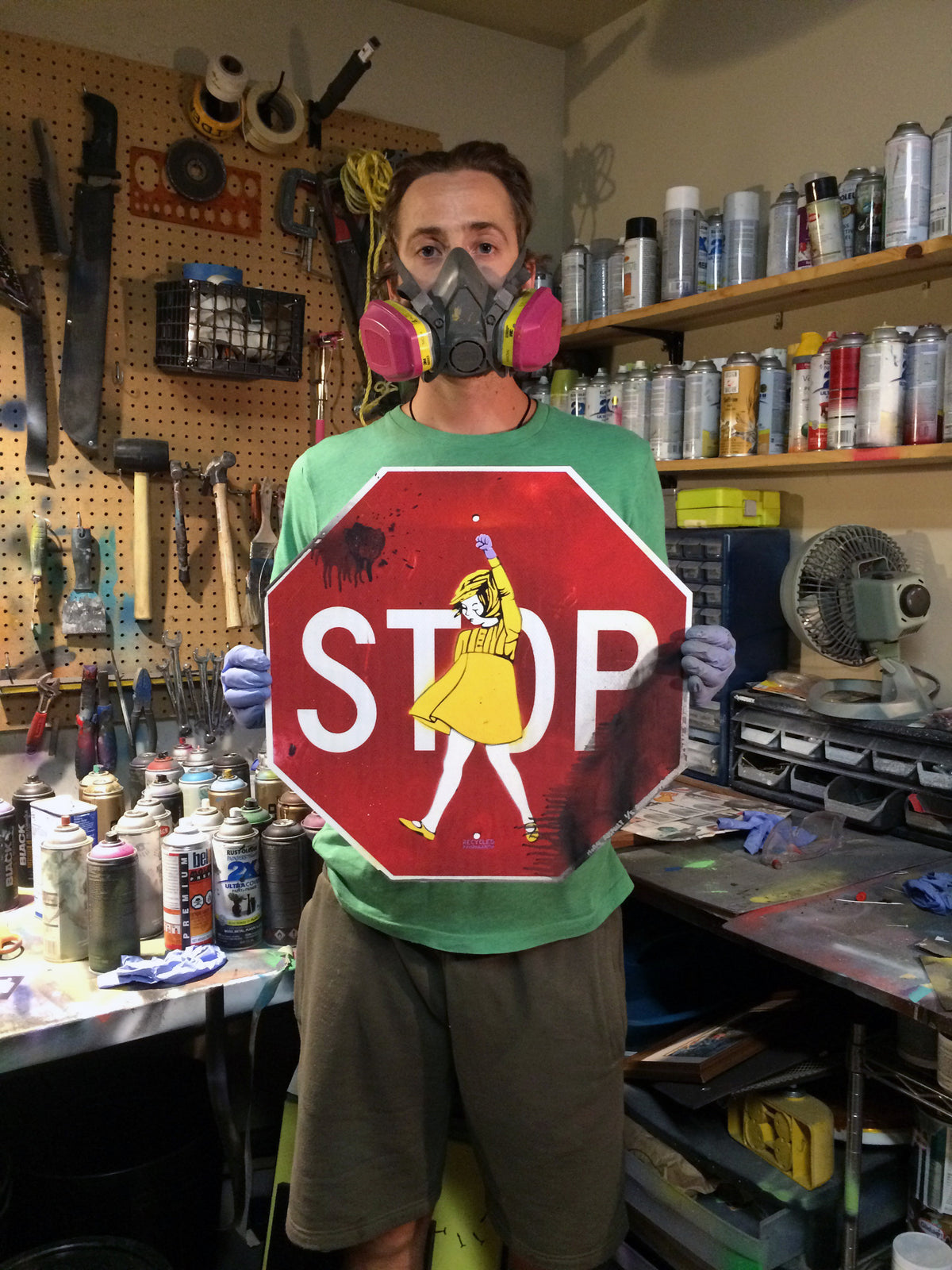 Recycled Propaganda &quot;Moral Assault&quot; - Die Cut, Hand-Embellished Unique Print, #1/5