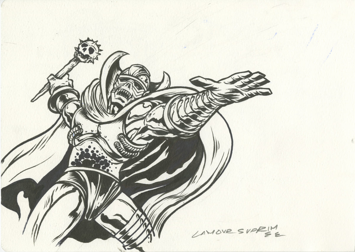 L&#39;Amour Supreme - CZARFACE - Signed Original Ink Process Sketch