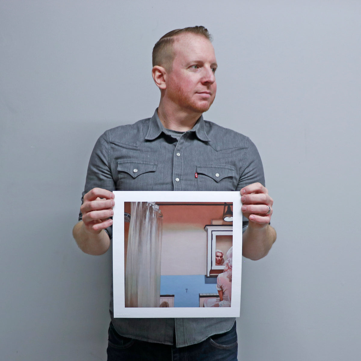 Shaun Downey &quot;White Cabinet I&quot; - Archival Print, Limited Edition of 10 - 12 x 12&quot;